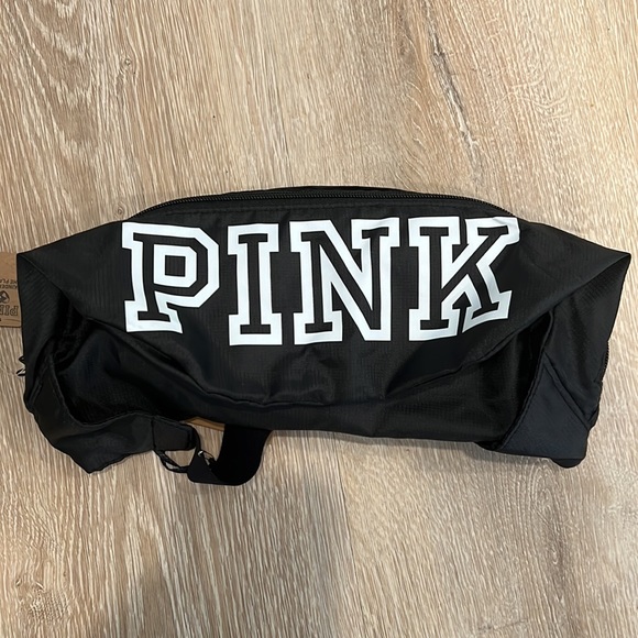 PINK VICTORIA'S SECRET:  Large Convertible Fanny Pack Bag NWT - Picture 4 of 5